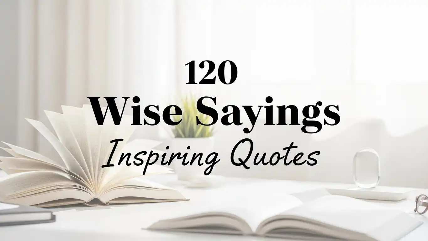 120 Wise Sayings Inspiring Quotes