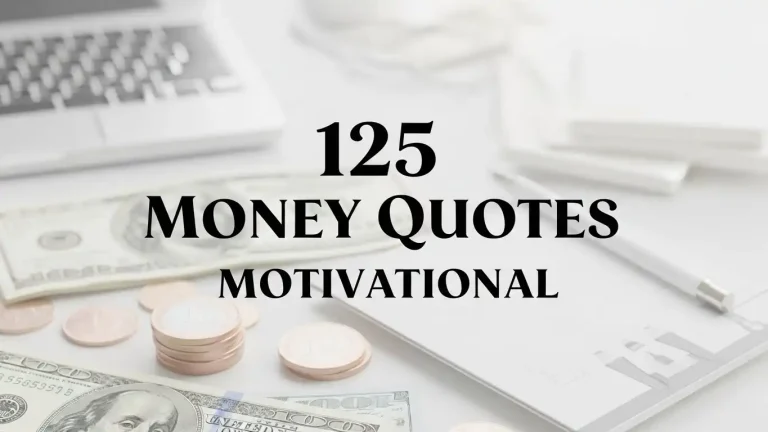 125 Money Quotes Motivational