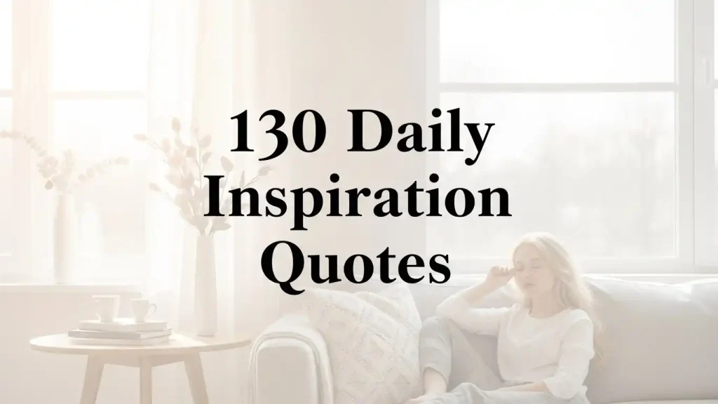 130 Daily Inspiration Quotes