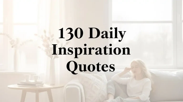 130 Daily Inspiration Quotes