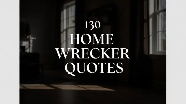 130 Home Wrecker Quotes