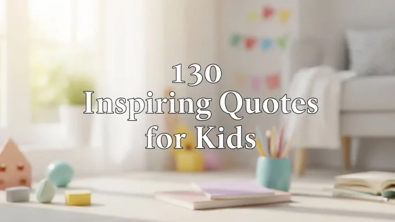130 Inspiring Quotes for Kids