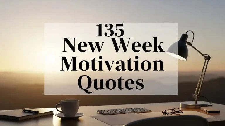 135 New Week Motivation Quotes
