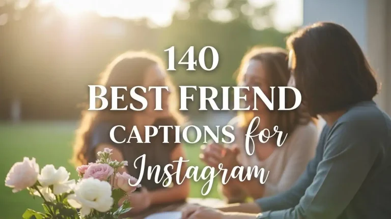 140 Best Friend Captions for Instagram