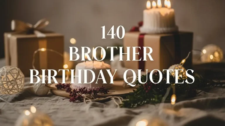 140 Brother Birthday Quotes