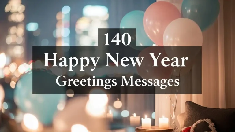 140 Happy New Year Greetings Messages