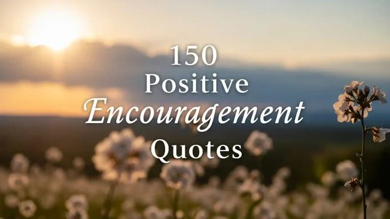 150 Positive Encouragement Quotes