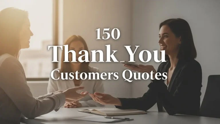 150 Thank You Customers Quotes