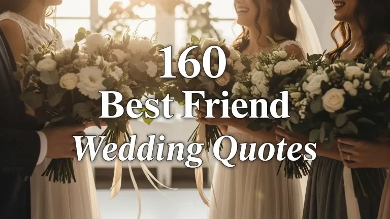 160 Best Friend Wedding Quotes