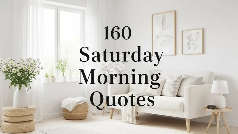 160 Saturday Morning Quotes