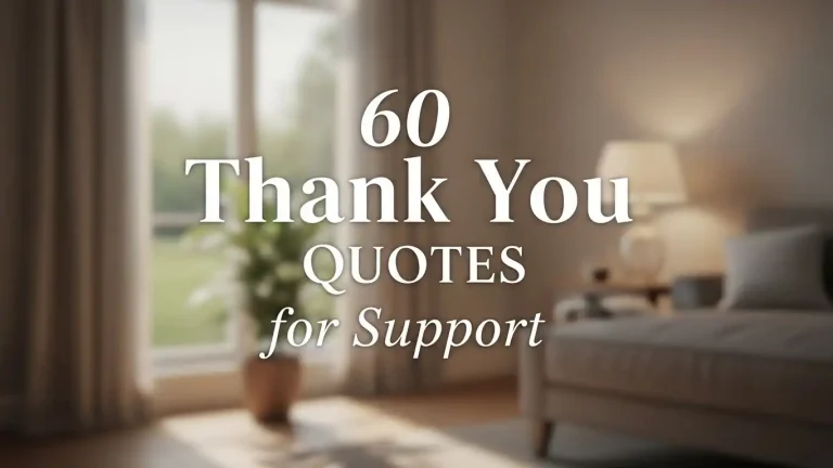 60 Thank You Quotes for Support