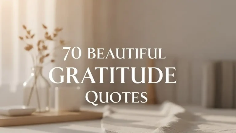 70 Beautiful Gratitude Quotes