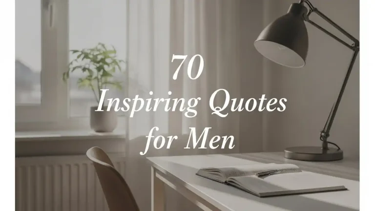 70 Inspiring Quotes for Men