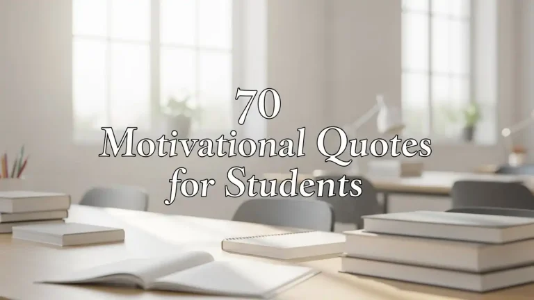 70 Motivational Quotes for Students