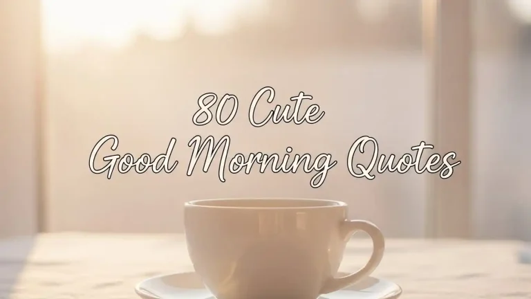 80 Cute Good Morning Quotes