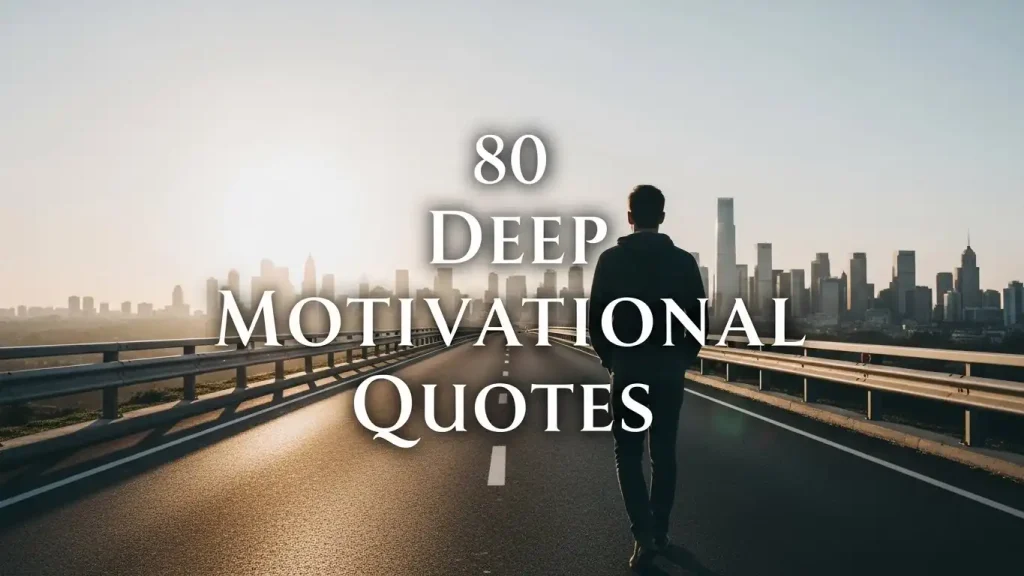 80 Deep Motivational Quotes