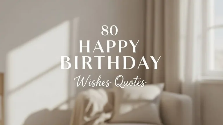80 Happy Birthday Wishes Quotes