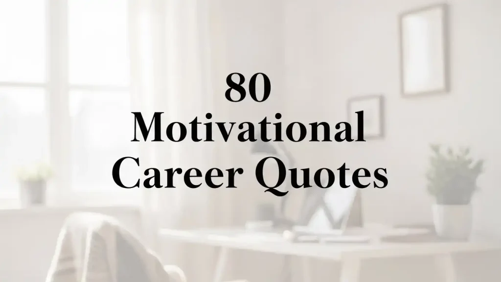 80 Motivational Career Quotes