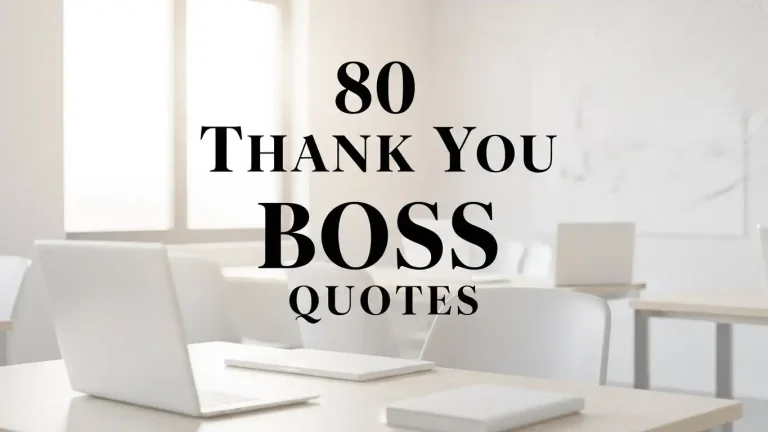 80 Thank You Boss Quotes