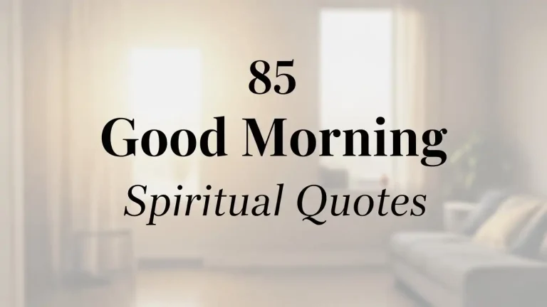 85 Good Morning Spiritual Quotes