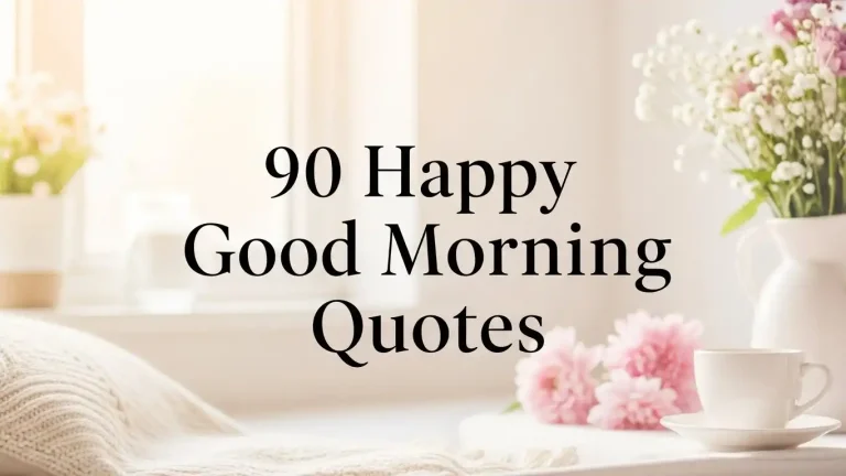 90 Happy Good Morning Quotes