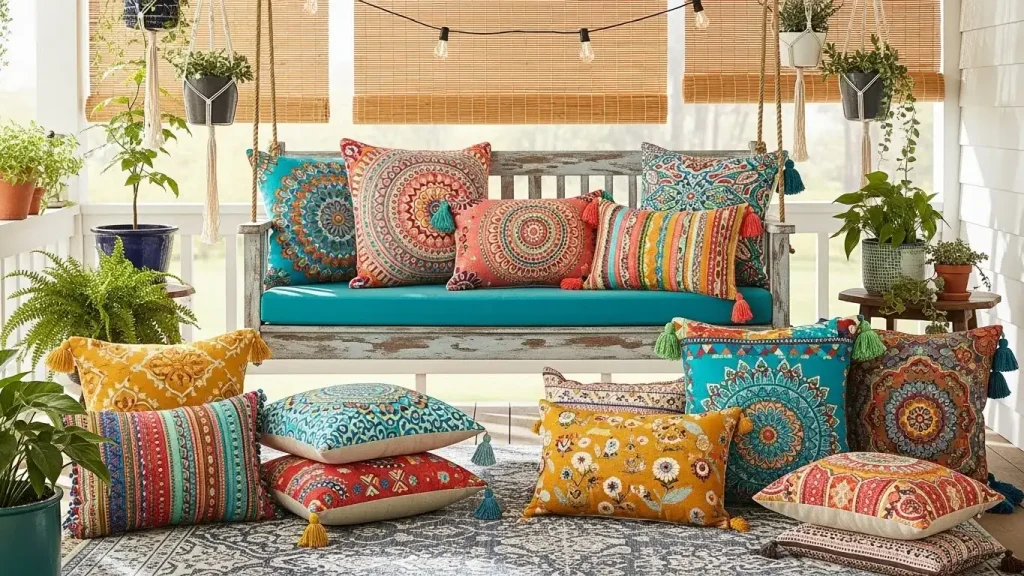 Colorful Boho Pillows for Personality
