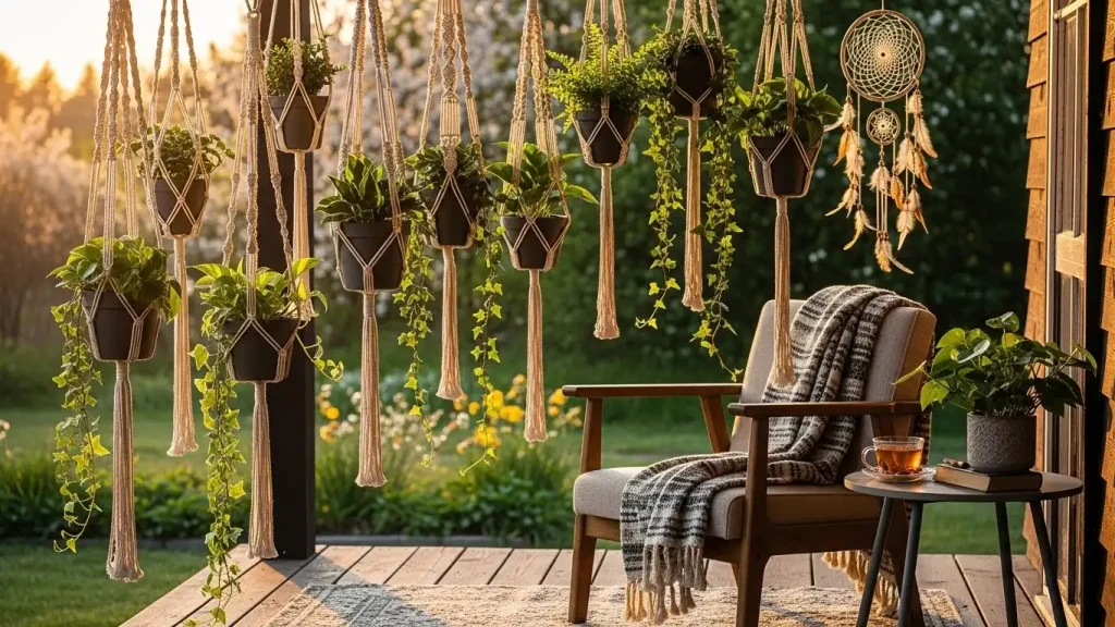 Hanging Macrame Planters