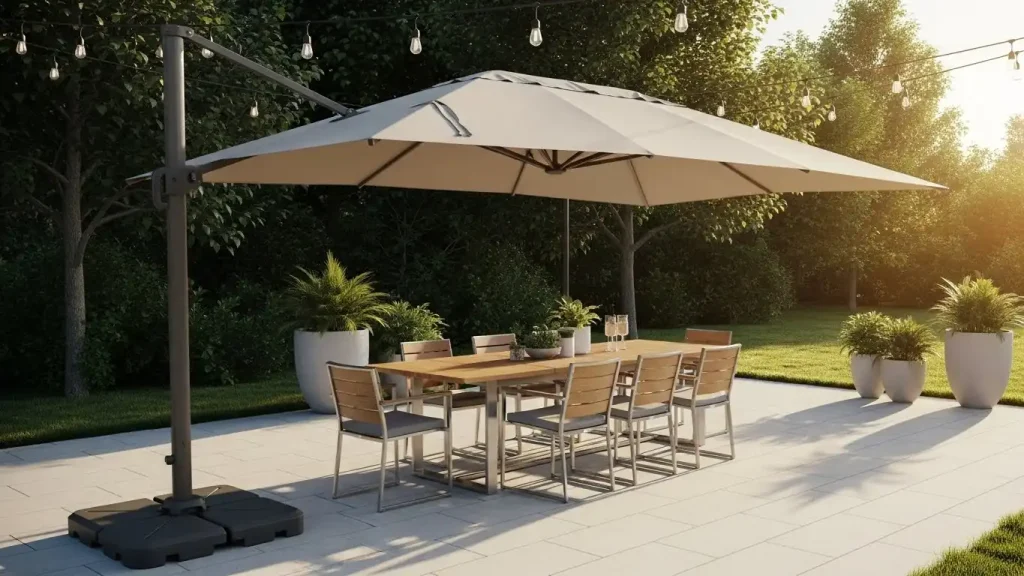 Install a Shade Umbrella or Canopy