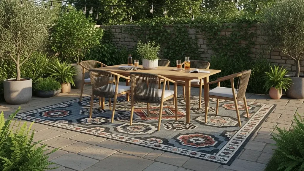 Introduce a Statement Outdoor Rug