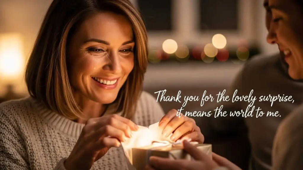 Thank You for Surprise Gift Quotes for Friends & Family