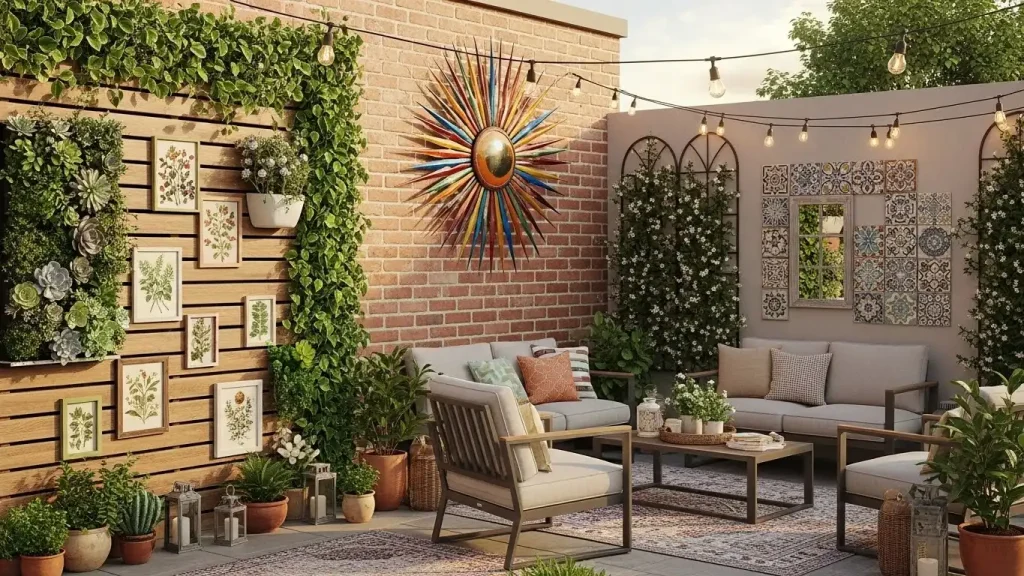 Use Outdoor Wall Decor to Add Personality