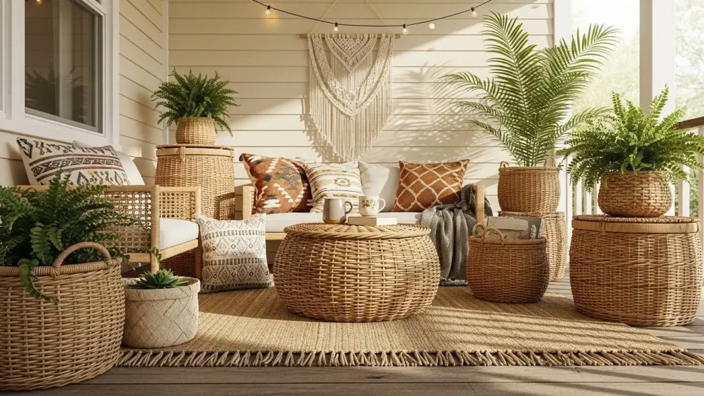 Wicker Storage Baskets for Function