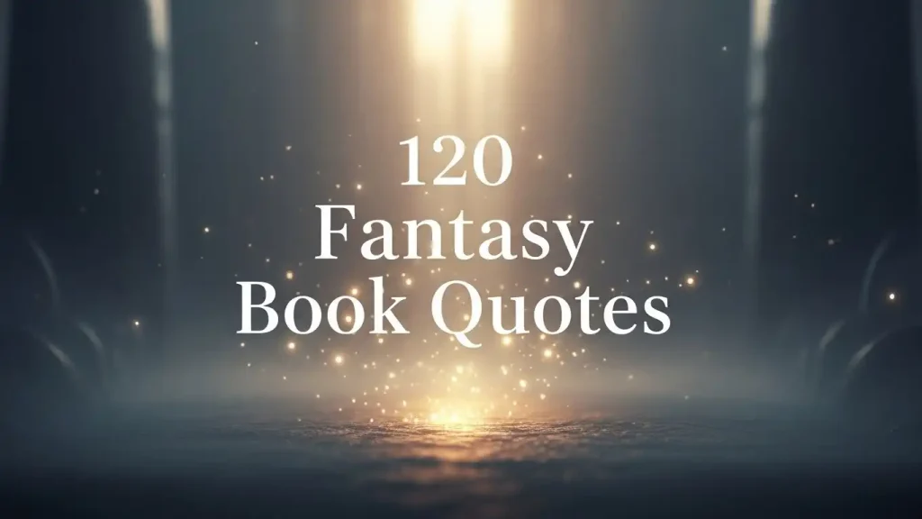 120 Fantasy Book Quotes