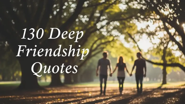 130 Deep Friendship Quotes