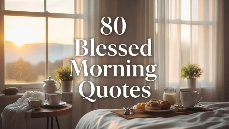 80 Blessed Morning Quotes